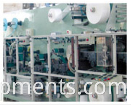 Automatic control to change rolls at full speed without stopping
